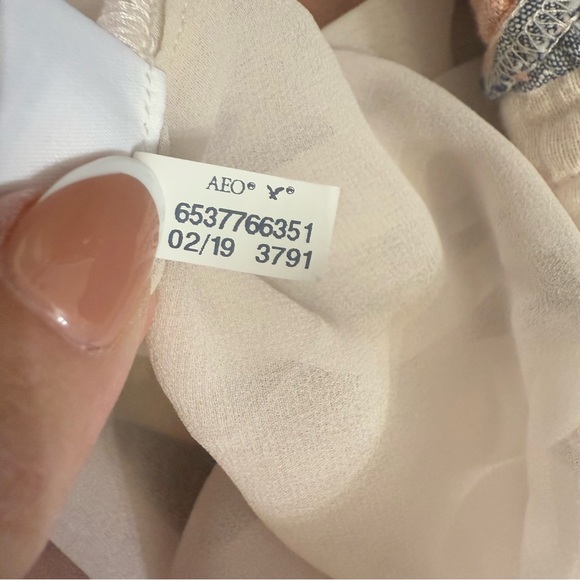 American Eagle halter dress striped size M - Picture 9 of 9